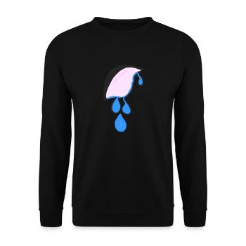 Yeux roses. - Sweat-shirt Unisexe - noir - Devant - Alina (178cm) & Michal (187cm)