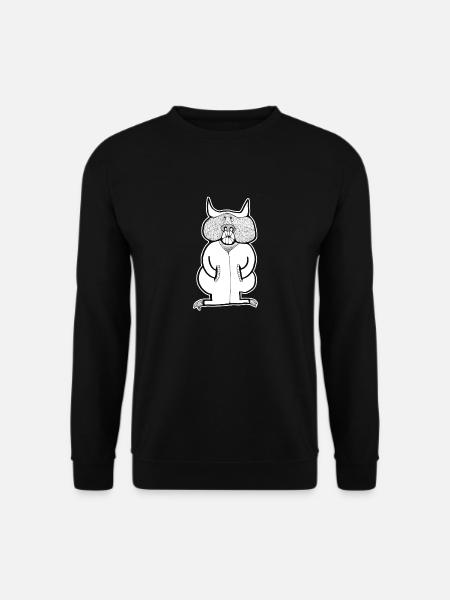 Stier im Strampler - Unisex Pullover - Schwarz