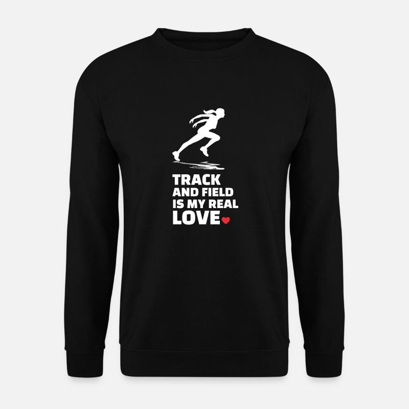 I love athletics - Unisex Sweatshirt - black
