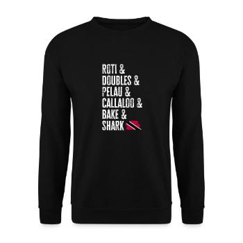 Trinidad and Tobago flag - Unisex Sweatshirt - black - Front - Alina (178cm) & Michal (187cm)