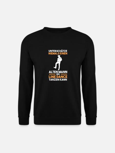 Line Dance Tänzer - Unisex Pullover - Schwarz