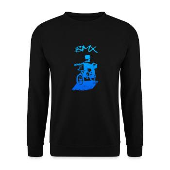 bmx - Sweat-shirt Unisexe - noir - Devant - Alina (178cm) & Michal (187cm)