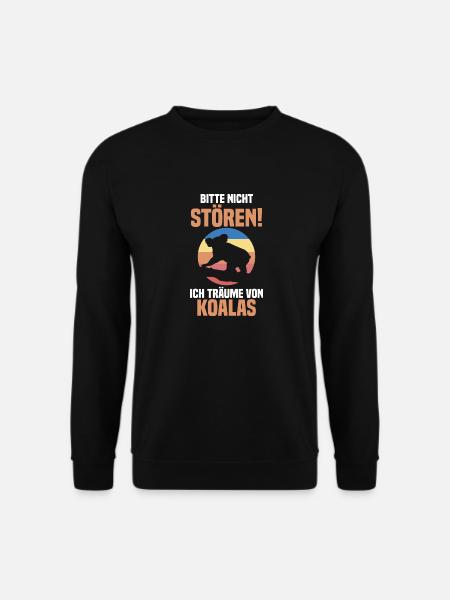 Koalabär Koala - Unisex Pullover - Schwarz