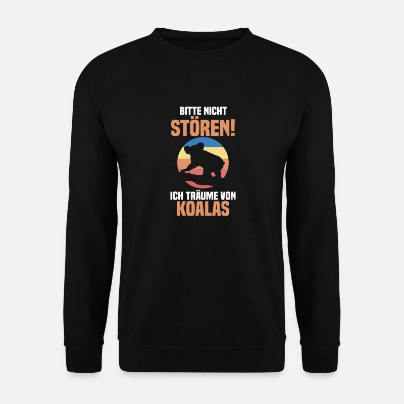 Koalabär Koala - Unisex Pullover - Schwarz