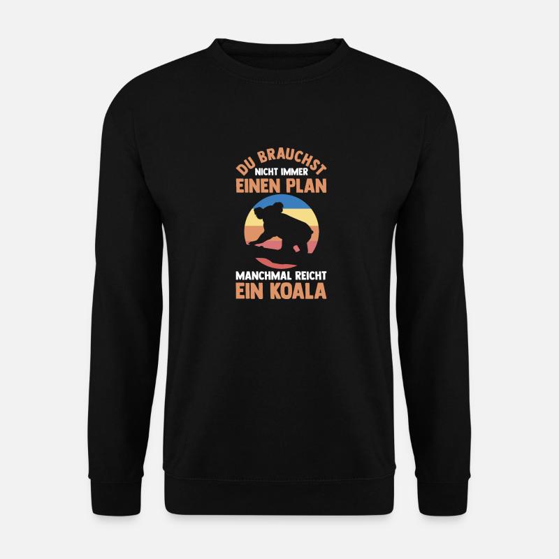 Koalabär Koala - Unisex Pullover - Schwarz