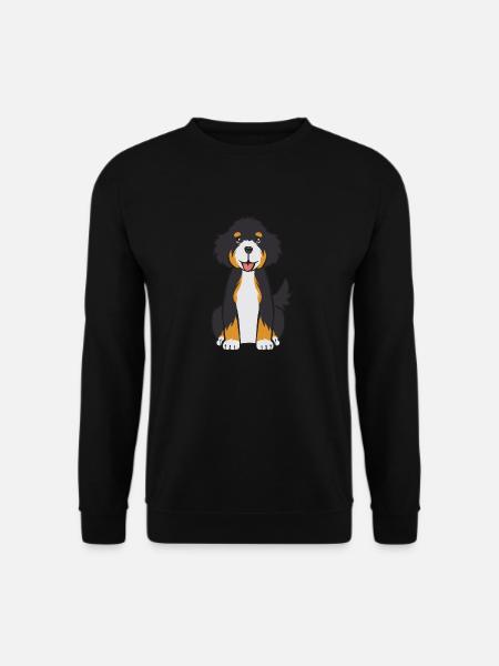 Bernedoodle Dog - Unisex Sweatshirt - black