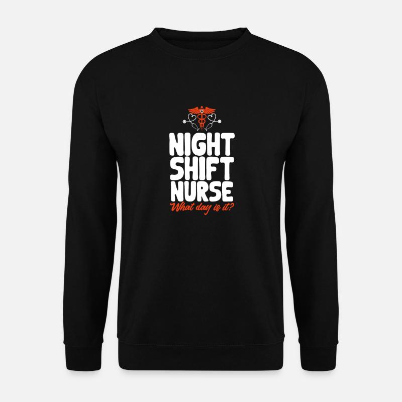 Infirmière de nuit - Sweat-shirt Unisexe - noir
