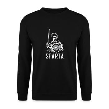 Sparte - Sweat-shirt Unisexe - noir - Devant - Alina (178cm) & Michal (187cm)