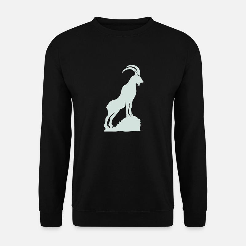 steinbock 01 - Unisex Pullover - Schwarz