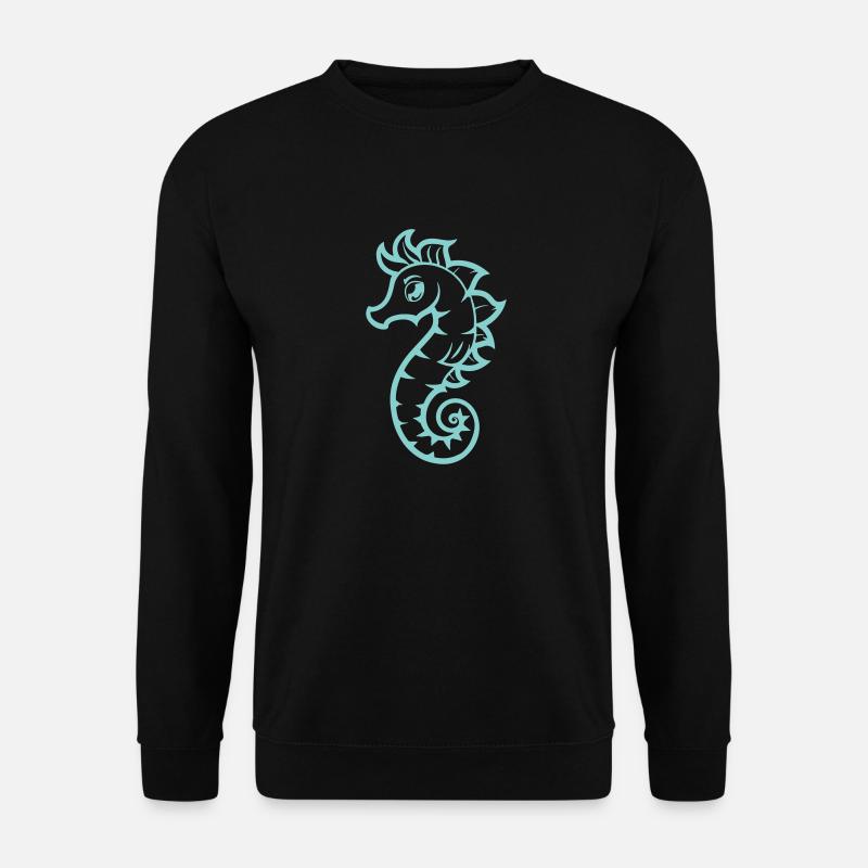 seepferd seepferdchen - Unisex Pullover - Schwarz