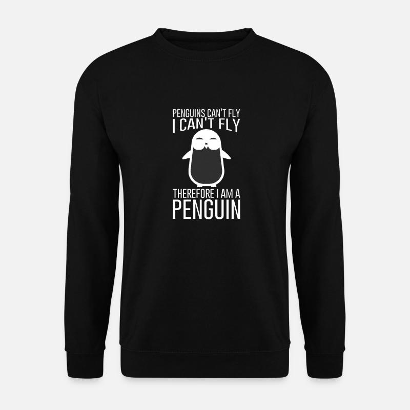 Pingouin - Sweat-shirt Unisexe - noir