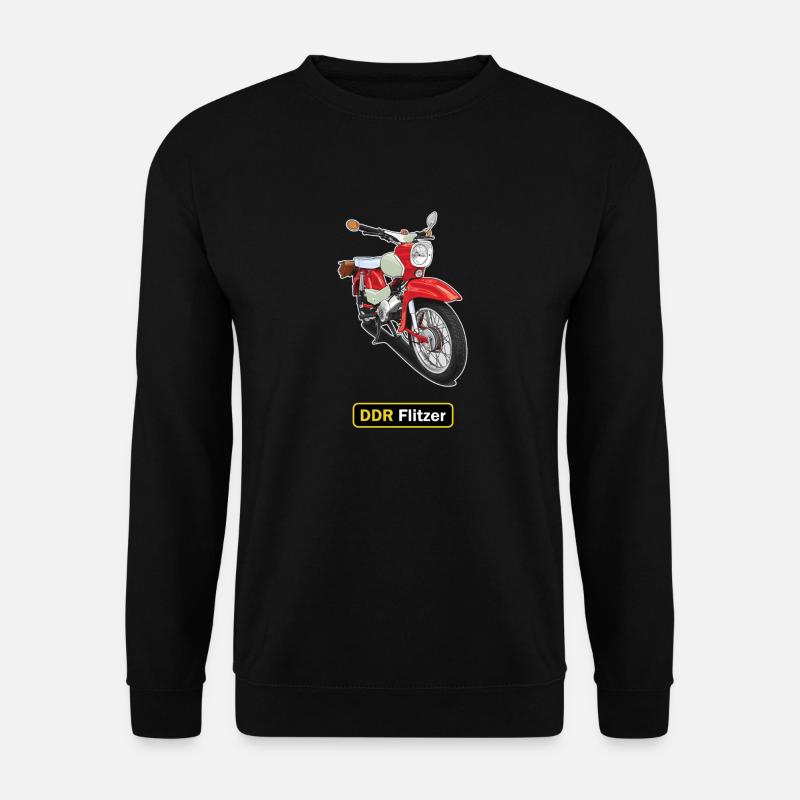 Star (rot) // Illustration - Unisex Pullover - Schwarz