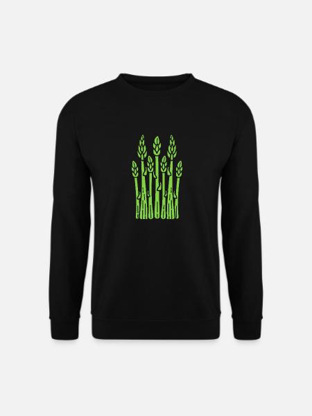 asparagus - Unisex Sweatshirt - black