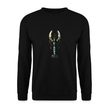 Homard - Sweat-shirt Unisexe - noir - Devant - Alina (178cm) & Michal (187cm)