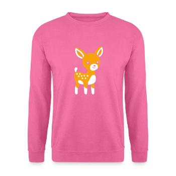 Reh - Unisex Pullover - Pink - Vorne