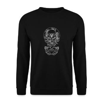 Crâne de hors-la-loi Gangs d’autoroutes Mort de motard - Sweat-shirt Unisexe - noir - Devant - Alina (178cm) & Michal (187cm)