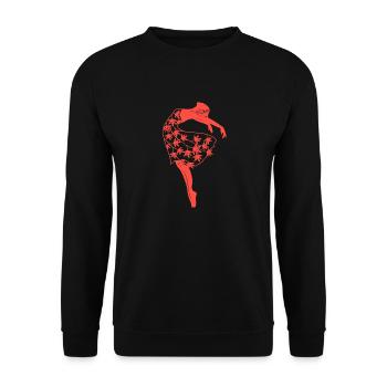 Ballett Frauen Ballerina Tanzen Geschenk Spruch - Unisex Pullover - Schwarz - Vorne - Alina (178cm) & Michal (187cm)