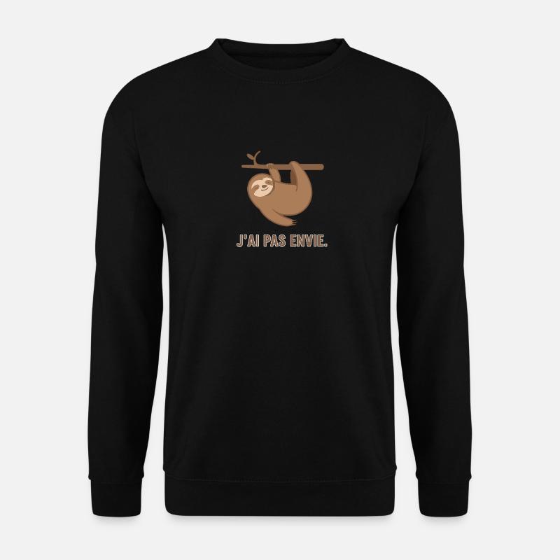 Ich will nicht - Unisex Pullover - Schwarz