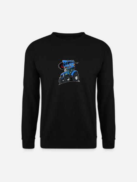 Beautiful Blue Border - Unisex Sweatshirt - black