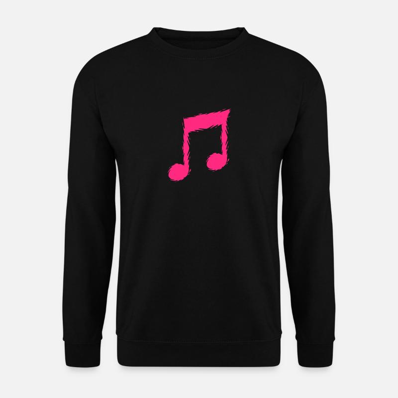 Musiknote Musik Design Sänger - Unisex Pullover - Schwarz