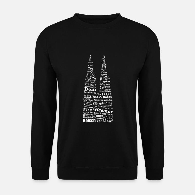 Kölner Dom Köln Design - Unisex Pullover - Schwarz