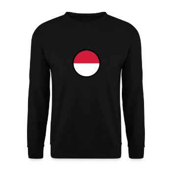 Under The Sign Of Indonesia - Unisex Sweatshirt - black - Front - Alina (178cm) & Michal (187cm)