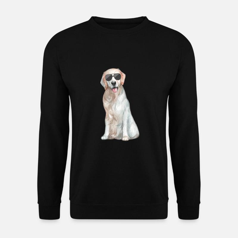 Lustiger Hund - Unisex Pullover - Schwarz