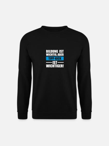 Tipp-Kick Sportart - Unisex Pullover - Schwarz