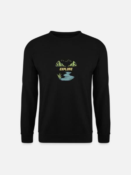 explorer - Sweat-shirt Unisexe - noir