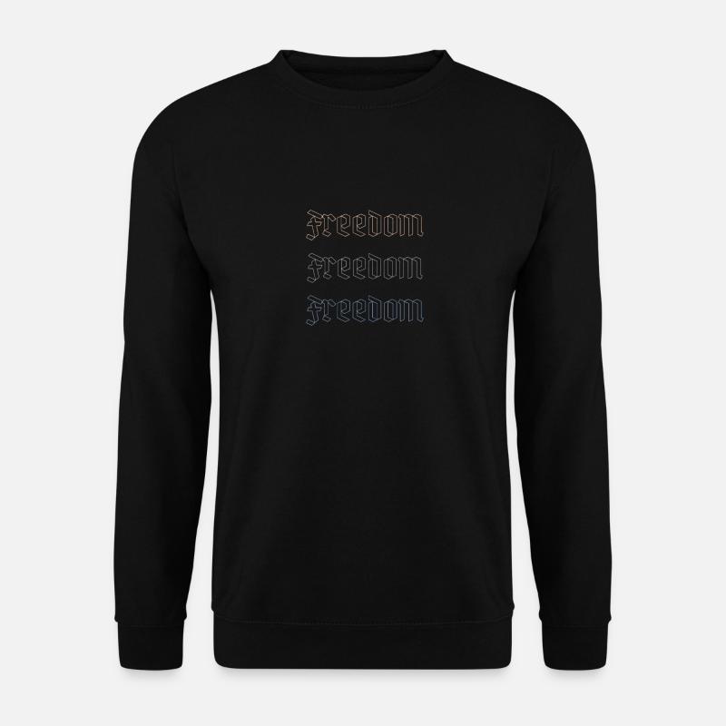 Freedom in three acts - Unisex Sweatshirt - black