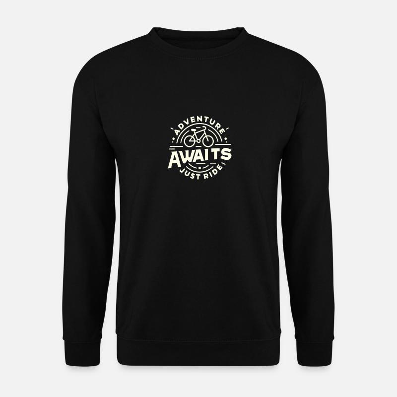 Das Abenteuer wartet, fahr einfach los - Unisex Pullover - Schwarz