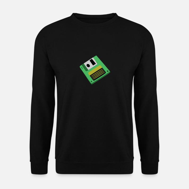 Diskette - Unisex Pullover - Schwarz