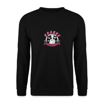 Kranke Schwester - Unisex Pullover - Schwarz - Vorne - Alina (178cm) & Michal (187cm)