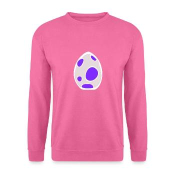 Pocket Monster Ei white - Unisex Pullover - Pink - Vorne