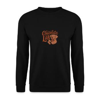 Schoko-Lab - Unisex Pullover - Schwarz - Vorne - Alina (178cm) & Michal (187cm)