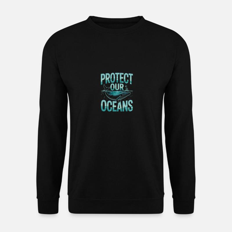 Protect Our Oceans - Unisex Sweatshirt - black
