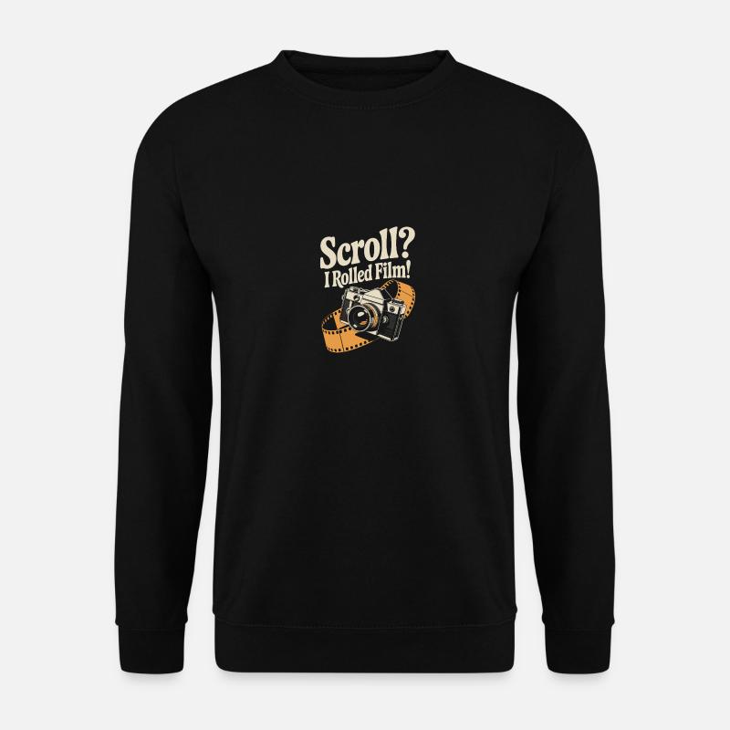 Funny Retro Camera Design - Unisex Sweatshirt - black
