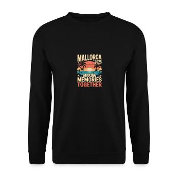 Majorque 2025 - Sweat-shirt Unisexe - noir - Devant - Alina (178cm) & Michal (187cm)