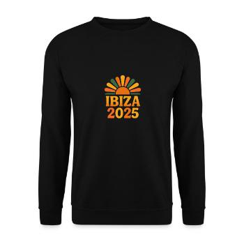 Ibiza 2025 - Unisex Pullover - Schwarz - Vorne - Alina (178cm) & Michal (187cm)