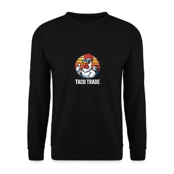 Taco Trade Sunset - Unisex Pullover - Schwarz - Vorne - Alina (178cm) & Michal (187cm)