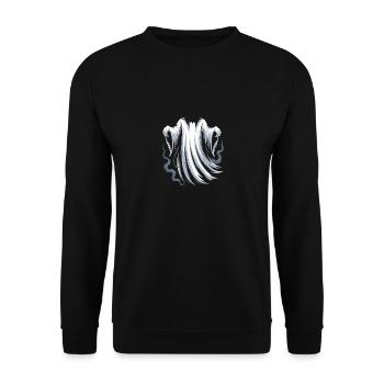 Déguisement de fantôme - Sweat-shirt Unisexe - noir - Devant - Alina (178cm) & Michal (187cm)
