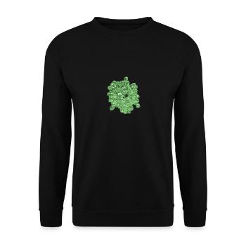 Pesitzide Agriculture becomes farmer agricultural green - Unisex Sweatshirt - black - Front - Alina (178cm) & Michal (187cm)