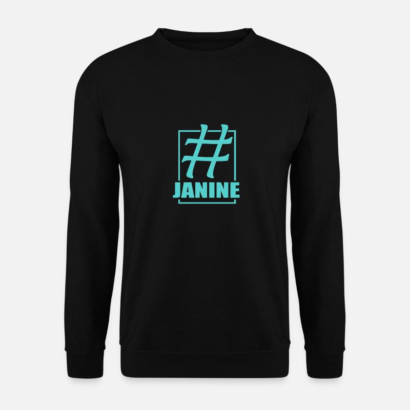 Gift for Janine - Unisex Sweatshirt - black
