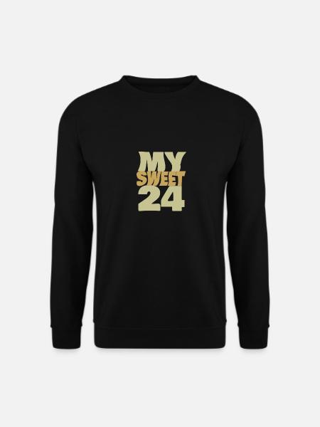 Birthday 24 - Unisex Sweatshirt - black