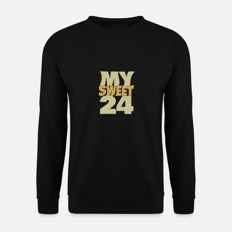 Birthday 24 - Unisex Sweatshirt - black