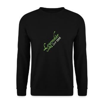 Legendär 1998 - Unisex Pullover - Schwarz - Vorne - Alina (178cm) & Michal (187cm)