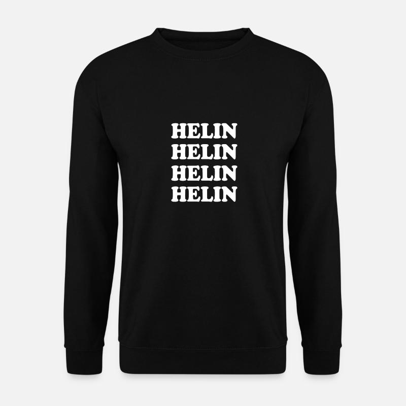 Name Helin - Unisex Pullover - Schwarz