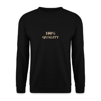 qualité 100% - Sweat-shirt Unisexe - noir - Devant - Alina (178cm) & Michal (187cm)