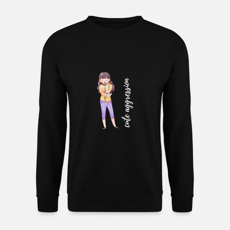 cute aggression - Unisex Pullover - Schwarz