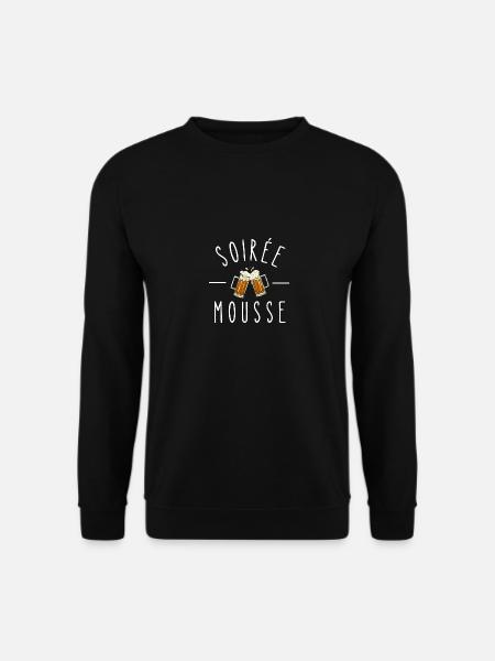 soirée mousse - Sweat-shirt Unisexe - noir